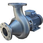 The ADE centrifugal pump with helicoidal impeller is the best solution for the transfer of liquids with solid particles or medium viscosity products that cannot be pumped with an ordinary centrifugal pump