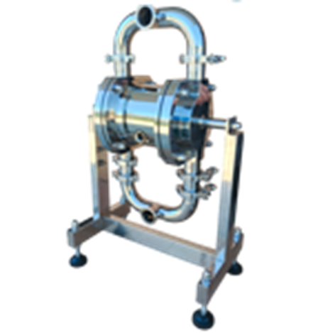 Air Operated Diaphragm Pump AODP. RubyPharma Air Diaphragm Pump are designed specifically for food, beverage, and cosmetic applications.